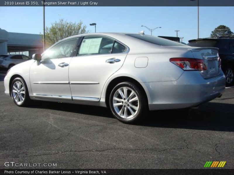 Tungsten Silver Pearl / Light Gray 2010 Lexus ES 350