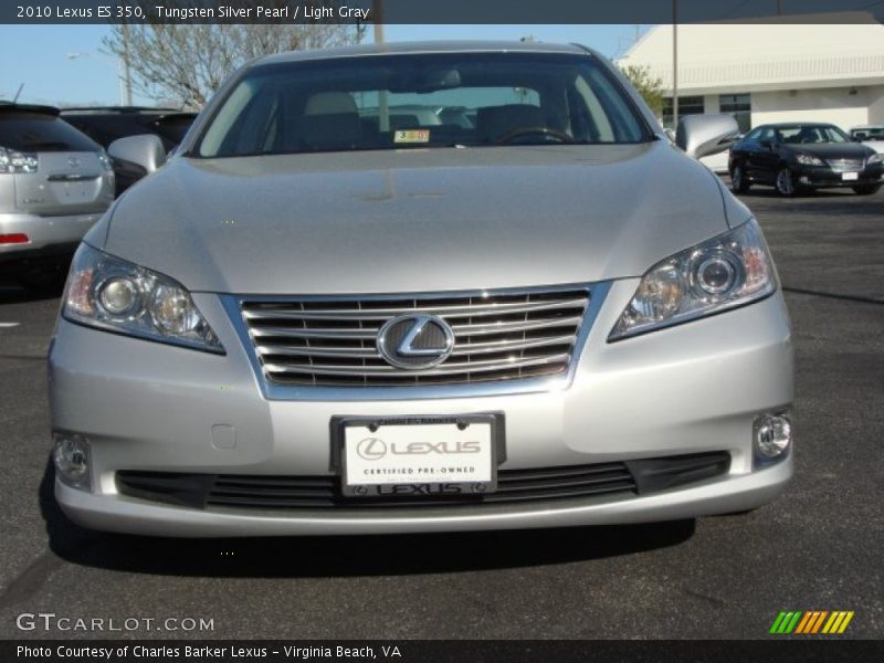 Tungsten Silver Pearl / Light Gray 2010 Lexus ES 350