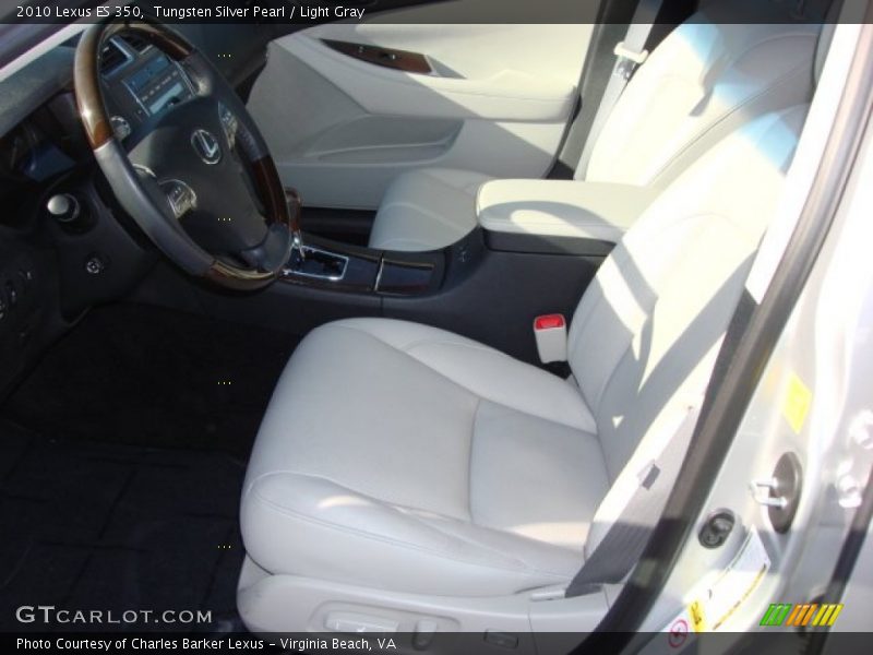Tungsten Silver Pearl / Light Gray 2010 Lexus ES 350