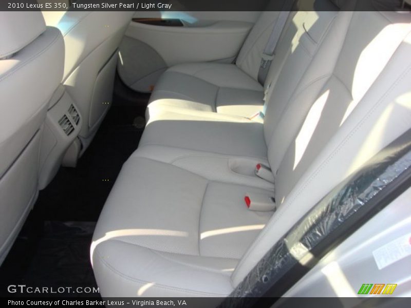 Tungsten Silver Pearl / Light Gray 2010 Lexus ES 350