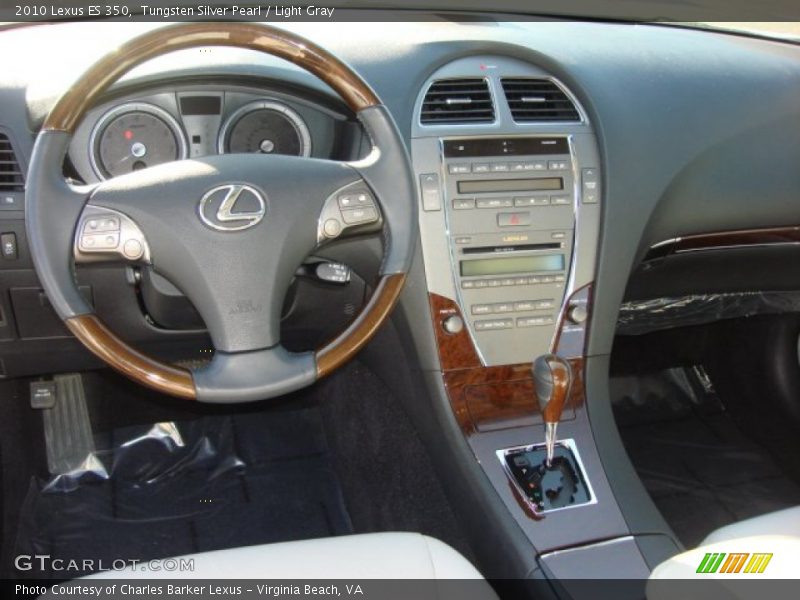 Tungsten Silver Pearl / Light Gray 2010 Lexus ES 350