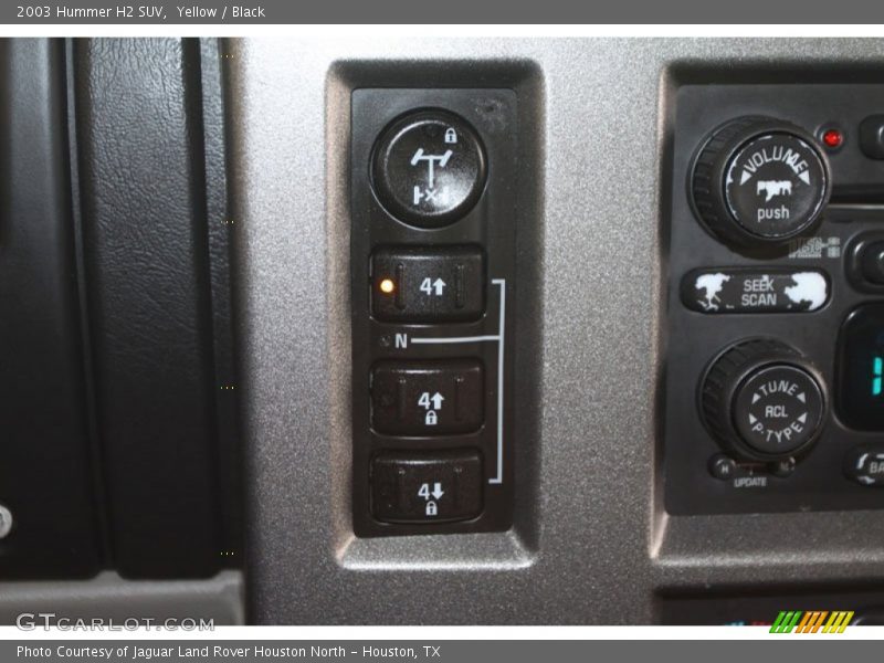 Controls of 2003 H2 SUV