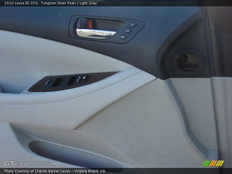 Tungsten Silver Pearl / Light Gray 2010 Lexus ES 350