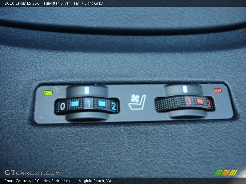 Tungsten Silver Pearl / Light Gray 2010 Lexus ES 350
