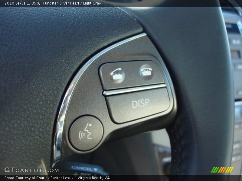 Tungsten Silver Pearl / Light Gray 2010 Lexus ES 350