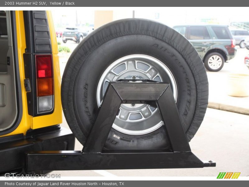 Yellow / Black 2003 Hummer H2 SUV