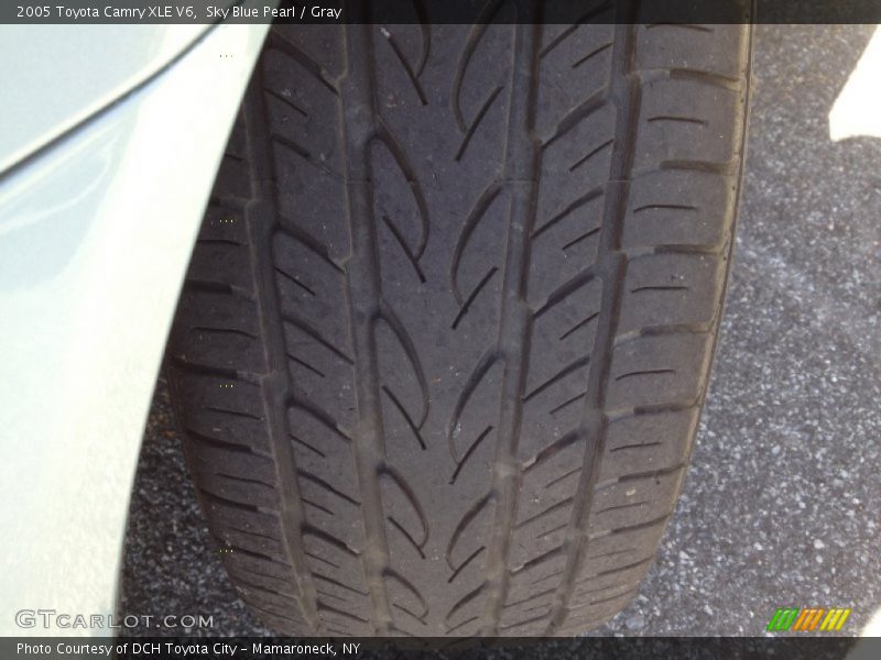Sky Blue Pearl / Gray 2005 Toyota Camry XLE V6