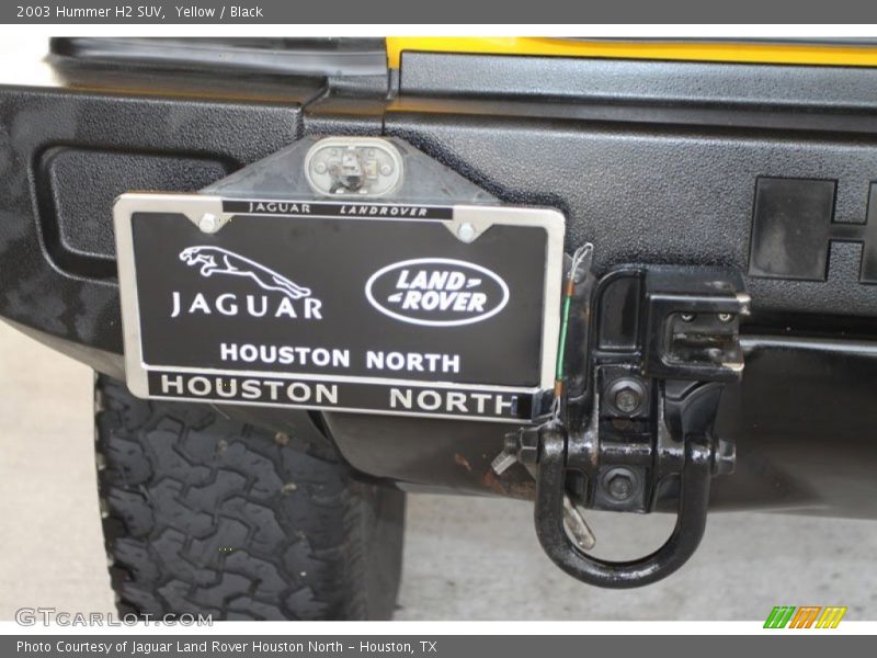 Yellow / Black 2003 Hummer H2 SUV