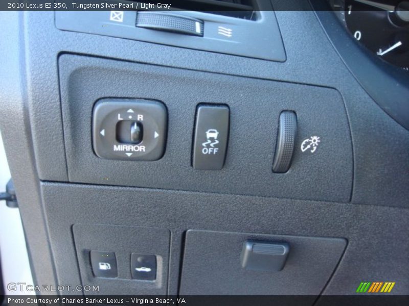 Tungsten Silver Pearl / Light Gray 2010 Lexus ES 350