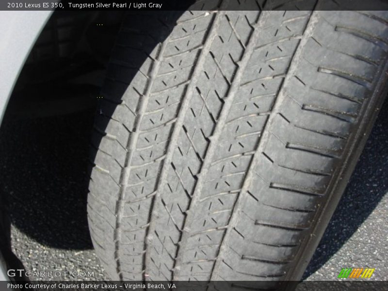 Tungsten Silver Pearl / Light Gray 2010 Lexus ES 350
