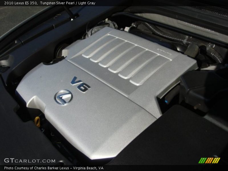 Tungsten Silver Pearl / Light Gray 2010 Lexus ES 350