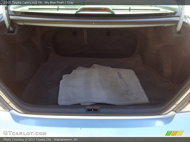 Sky Blue Pearl / Gray 2005 Toyota Camry XLE V6