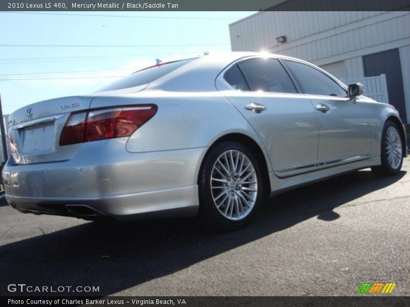 Mercury Metallic / Black/Saddle Tan 2010 Lexus LS 460