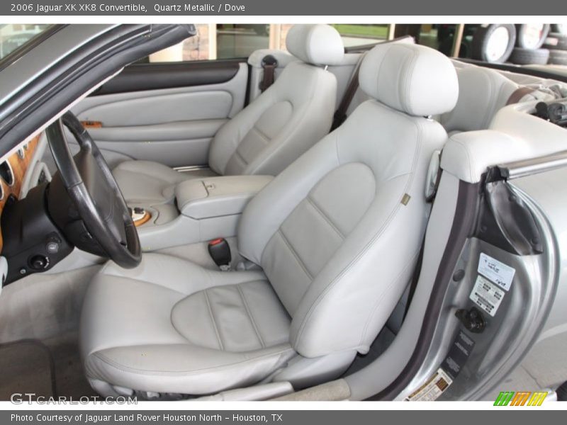 Quartz Metallic / Dove 2006 Jaguar XK XK8 Convertible