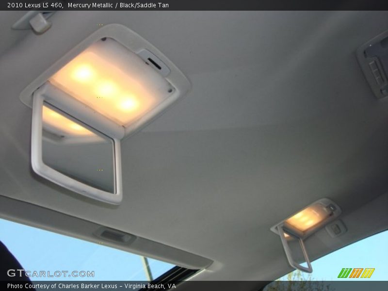 Mercury Metallic / Black/Saddle Tan 2010 Lexus LS 460