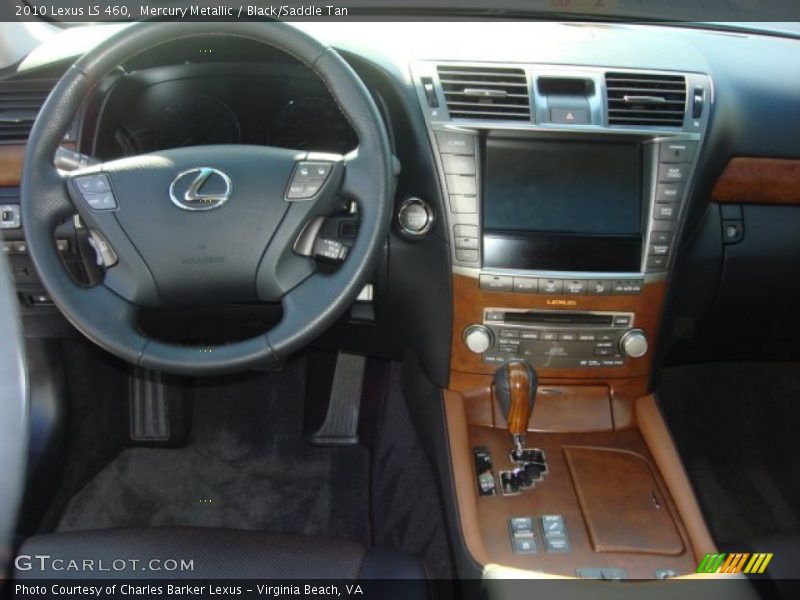 Mercury Metallic / Black/Saddle Tan 2010 Lexus LS 460