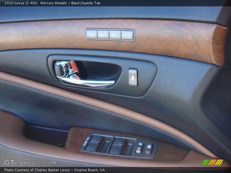 Mercury Metallic / Black/Saddle Tan 2010 Lexus LS 460