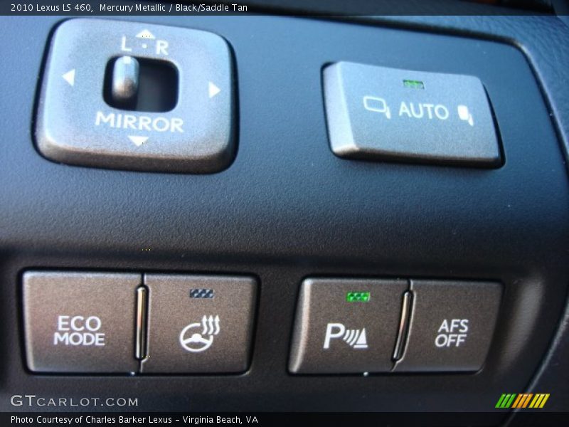 Mercury Metallic / Black/Saddle Tan 2010 Lexus LS 460