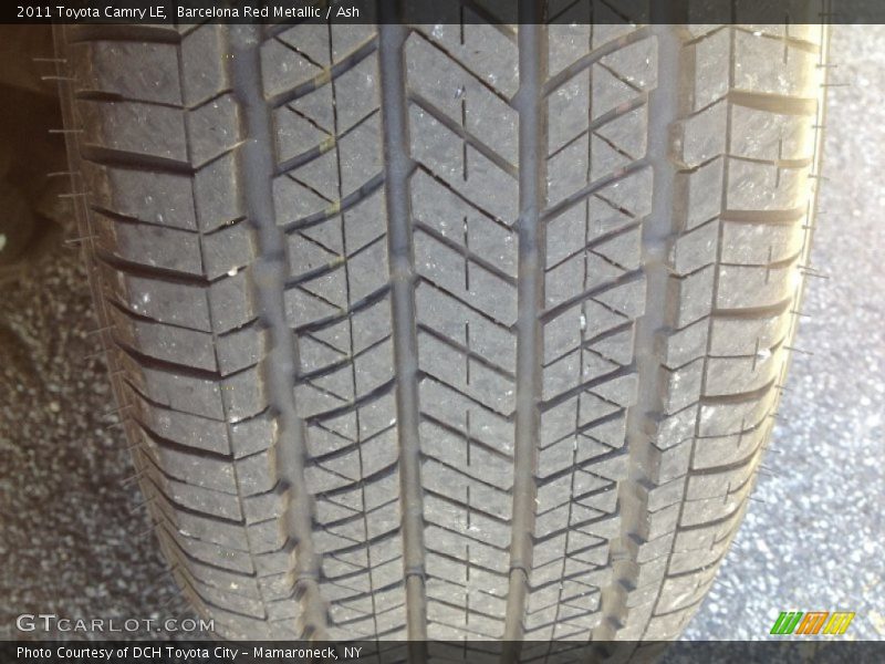 Barcelona Red Metallic / Ash 2011 Toyota Camry LE