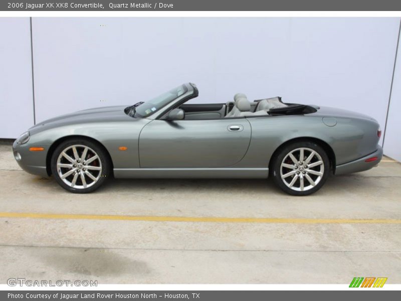 Quartz Metallic / Dove 2006 Jaguar XK XK8 Convertible
