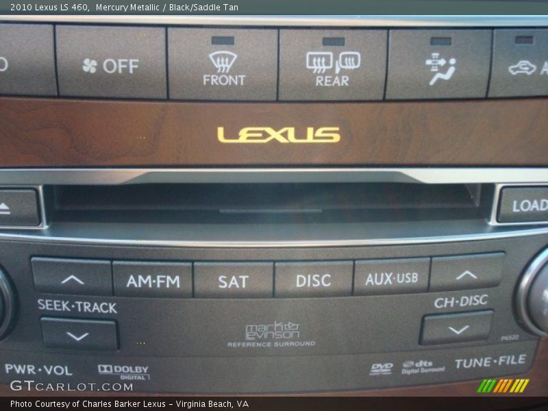 Mercury Metallic / Black/Saddle Tan 2010 Lexus LS 460