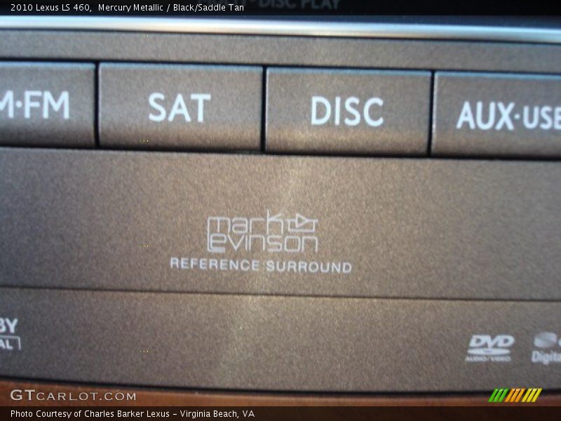 Mercury Metallic / Black/Saddle Tan 2010 Lexus LS 460
