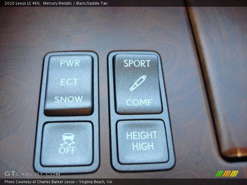 Mercury Metallic / Black/Saddle Tan 2010 Lexus LS 460