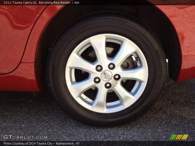 Barcelona Red Metallic / Ash 2011 Toyota Camry LE
