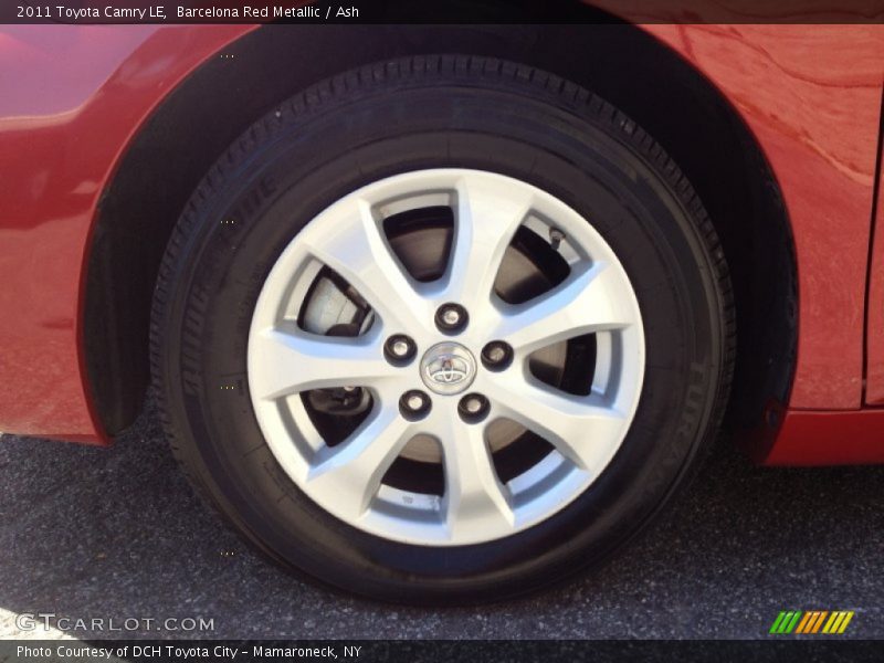 Barcelona Red Metallic / Ash 2011 Toyota Camry LE