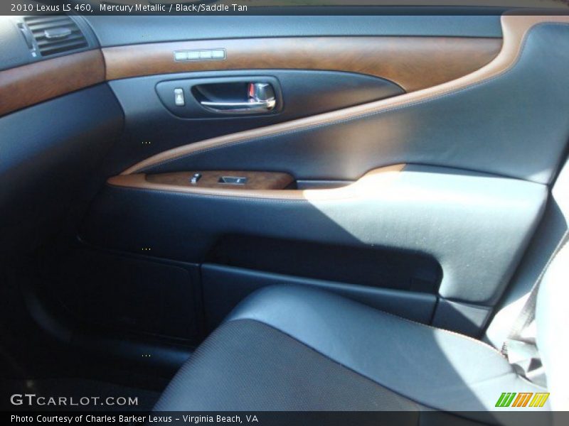 Mercury Metallic / Black/Saddle Tan 2010 Lexus LS 460