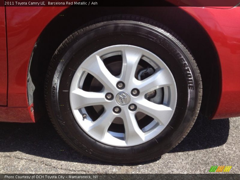 Barcelona Red Metallic / Ash 2011 Toyota Camry LE