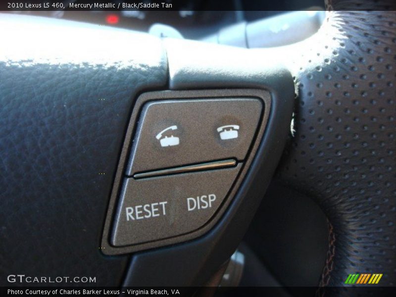 Mercury Metallic / Black/Saddle Tan 2010 Lexus LS 460