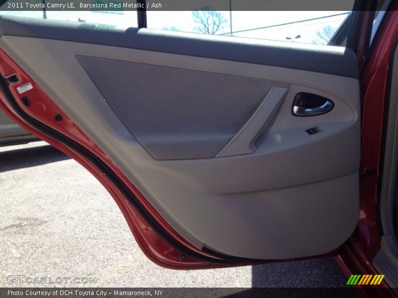 Barcelona Red Metallic / Ash 2011 Toyota Camry LE