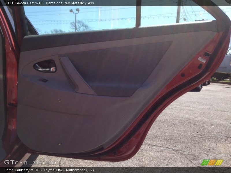 Barcelona Red Metallic / Ash 2011 Toyota Camry LE
