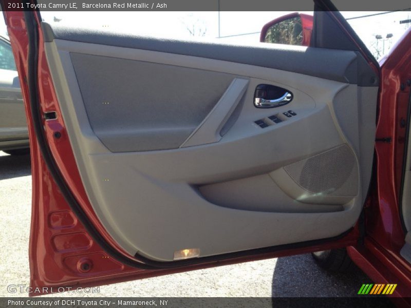 Barcelona Red Metallic / Ash 2011 Toyota Camry LE