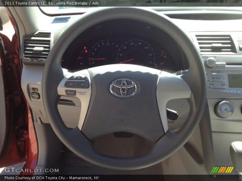 Barcelona Red Metallic / Ash 2011 Toyota Camry LE