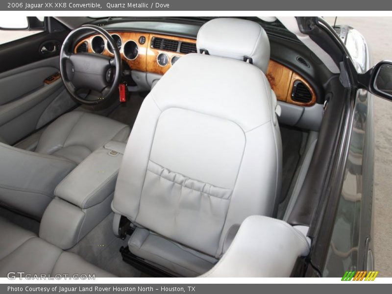 Quartz Metallic / Dove 2006 Jaguar XK XK8 Convertible