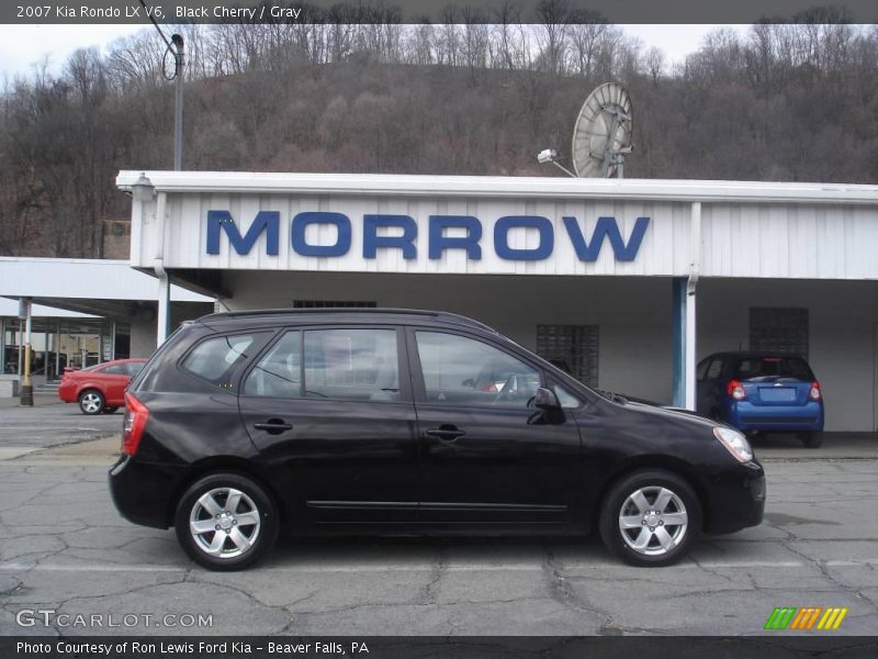 Black Cherry / Gray 2007 Kia Rondo LX V6