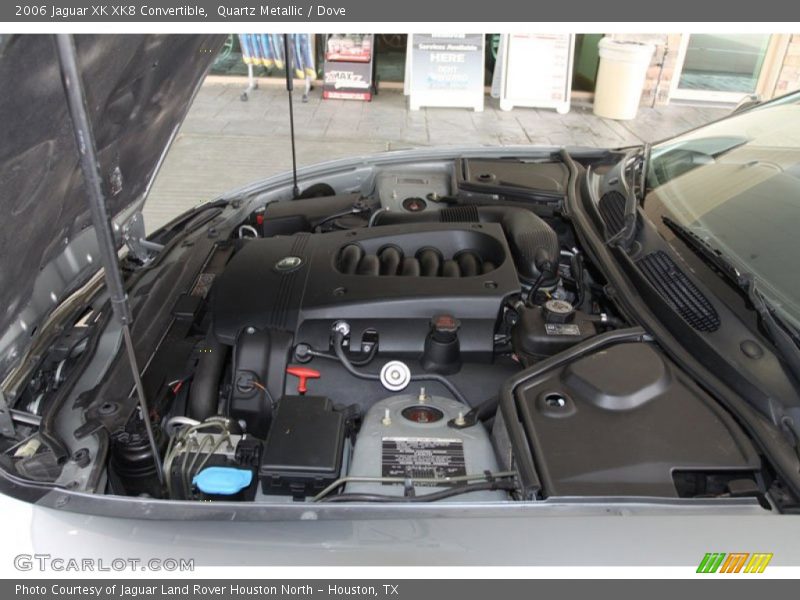 Quartz Metallic / Dove 2006 Jaguar XK XK8 Convertible