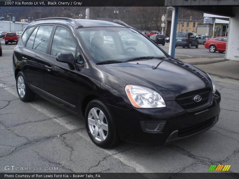 Black Cherry / Gray 2007 Kia Rondo LX V6