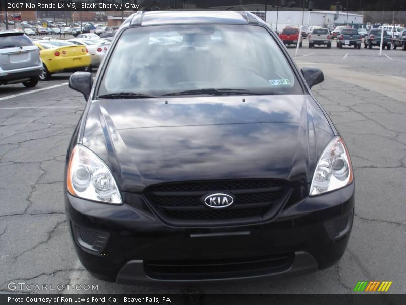 Black Cherry / Gray 2007 Kia Rondo LX V6