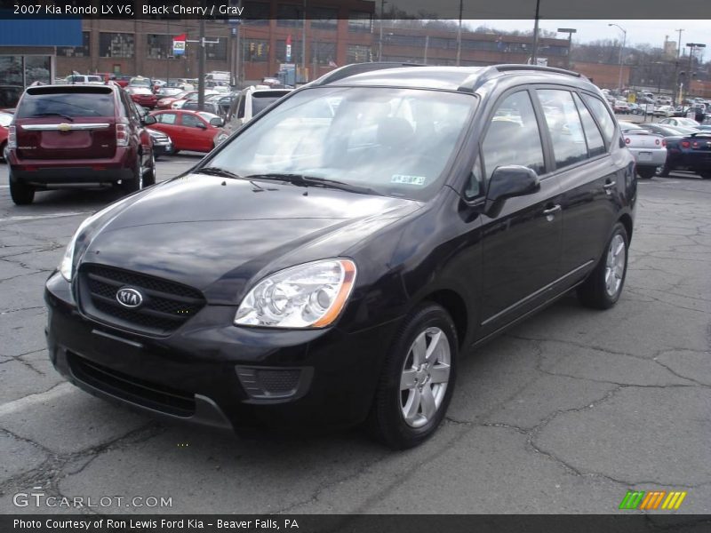Black Cherry / Gray 2007 Kia Rondo LX V6