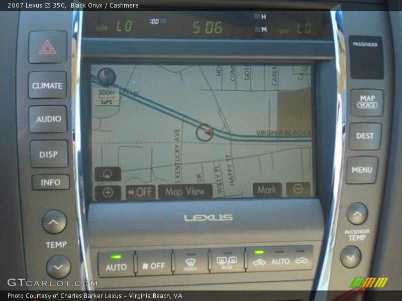 Black Onyx / Cashmere 2007 Lexus ES 350