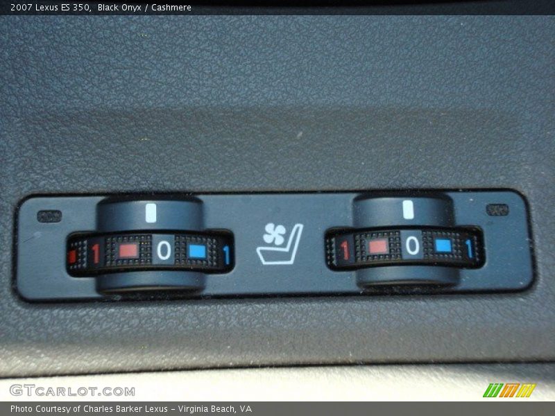 Black Onyx / Cashmere 2007 Lexus ES 350