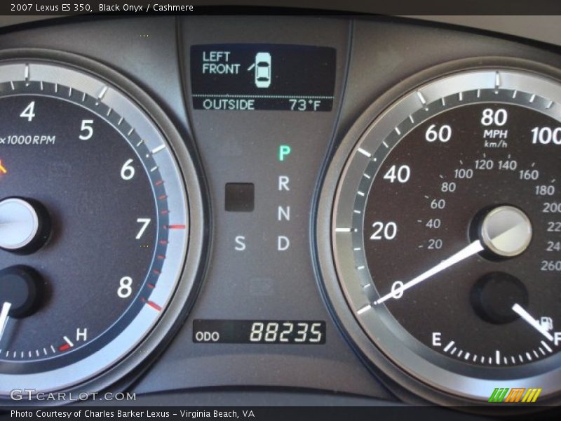 Black Onyx / Cashmere 2007 Lexus ES 350