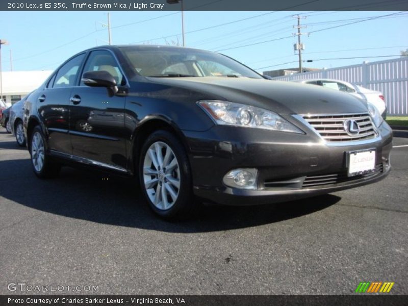Truffle Brown Mica / Light Gray 2010 Lexus ES 350