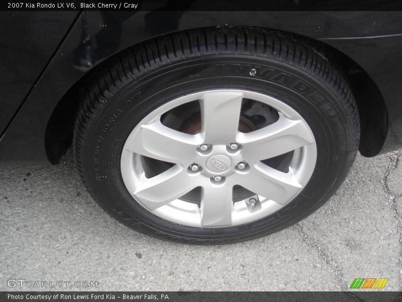 Black Cherry / Gray 2007 Kia Rondo LX V6