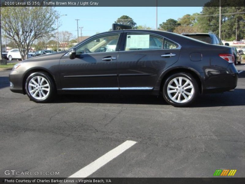 Truffle Brown Mica / Light Gray 2010 Lexus ES 350