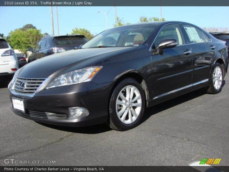 Truffle Brown Mica / Light Gray 2010 Lexus ES 350