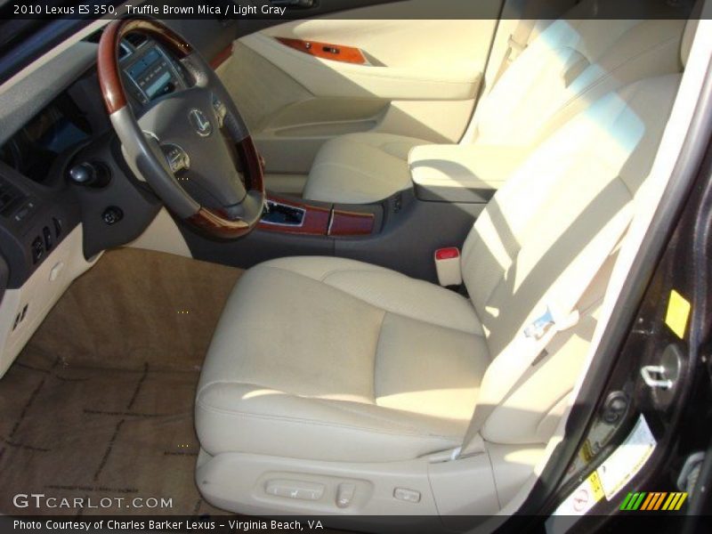 Truffle Brown Mica / Light Gray 2010 Lexus ES 350